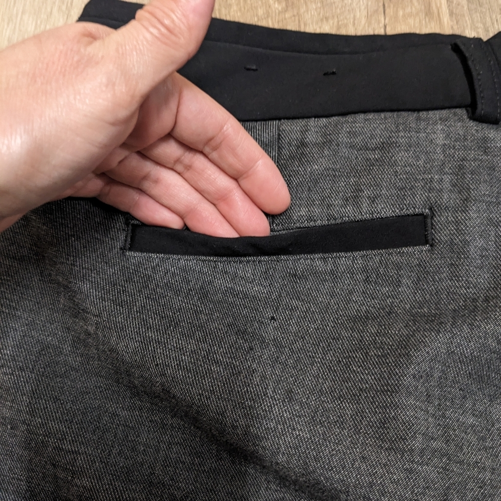 Express Gray and Black Dress Trousers - Picture 6 of 8
